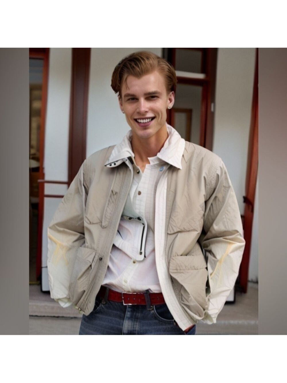 London Fog Limited Edition Vintage Jacket Men’s XL Beige
